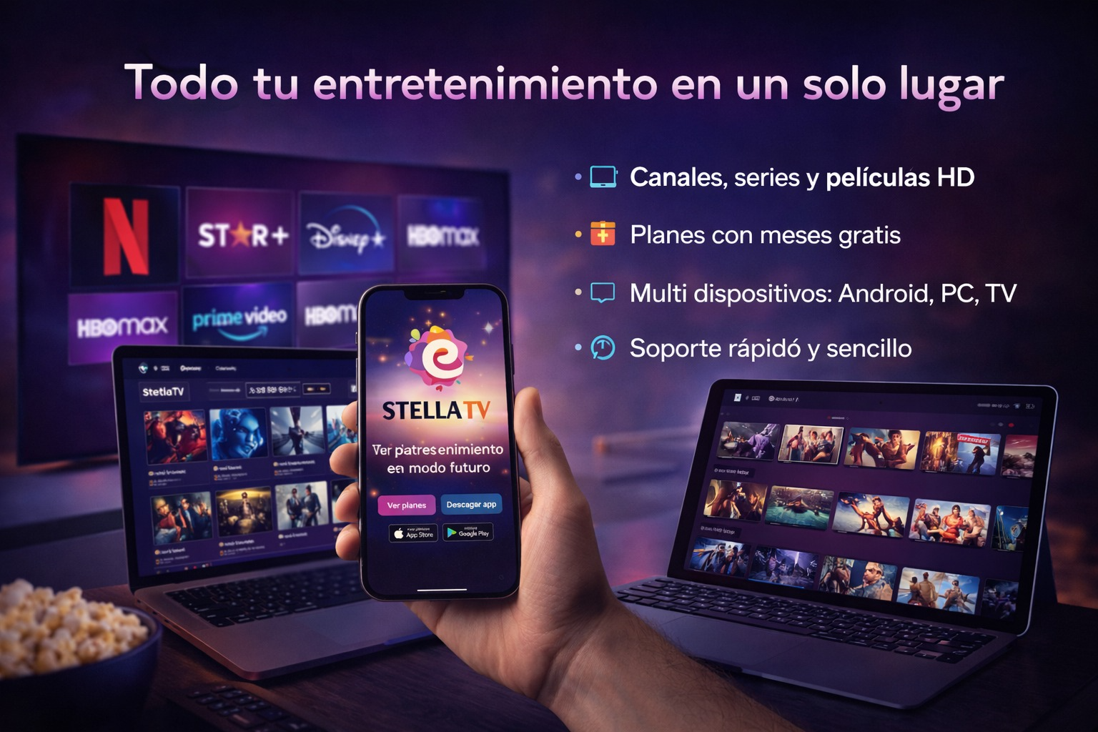 StellaTV - Contenido premium